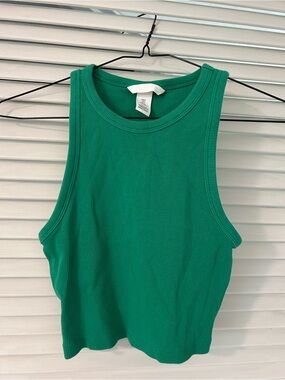 H&M green tank S